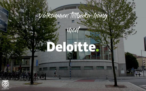 Välkommen tillbaka-häng med Deloitte!